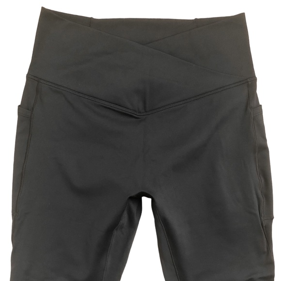 Halara Women’s Mid Rise Pocket Black Leggings Size M - Picture 6 of 16